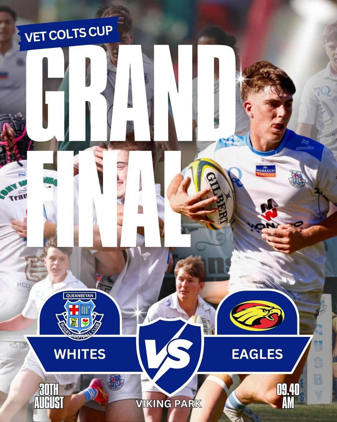 GRAND FINAL TIME!!!! 

Come out to Viking Park this Saturday to watch our Colts who take on Gungahlin Eagles in the Grand Final.

See you there.