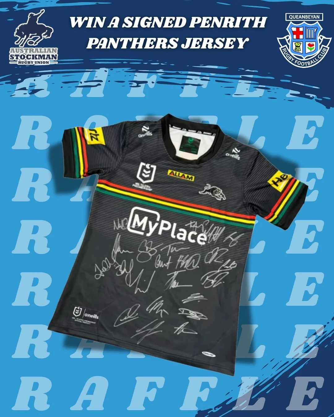 Want a 2025 signed Penrith Panthers Jersey?

A $20 ticket will put you in the draw to win one!

Use the following link to go in the mix while support our boys heading over to Fiji.

Tickets are available via the link in our bio or
https://www.trybook