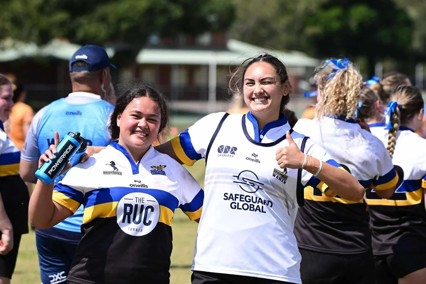 Throwback to the long weekend where our three ACT Kestrels @clem_utumapu, @thaliauilelea &amp; @campbellsharlize_ were on fire at the Australian Rugby Shield Competition.

The girls fell just short in the final, going down by 2 points to Sydney Women