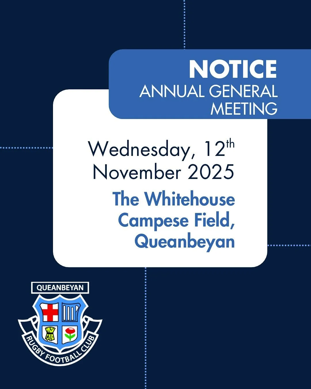 Join us for our 2025 AGM on Wednesday 12 November. Details in the second image.