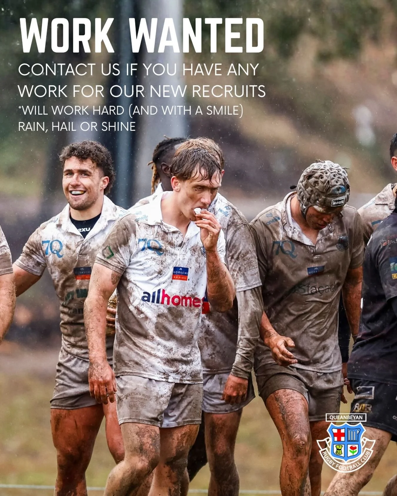 We&rsquo;ve got a number of new players joining us for season 2026 who are keen to get to work.
If you&rsquo;ve got any labouring, warehouse, factory, carer/aid work or other work you think our players may be suited for send us a DM or email presiden