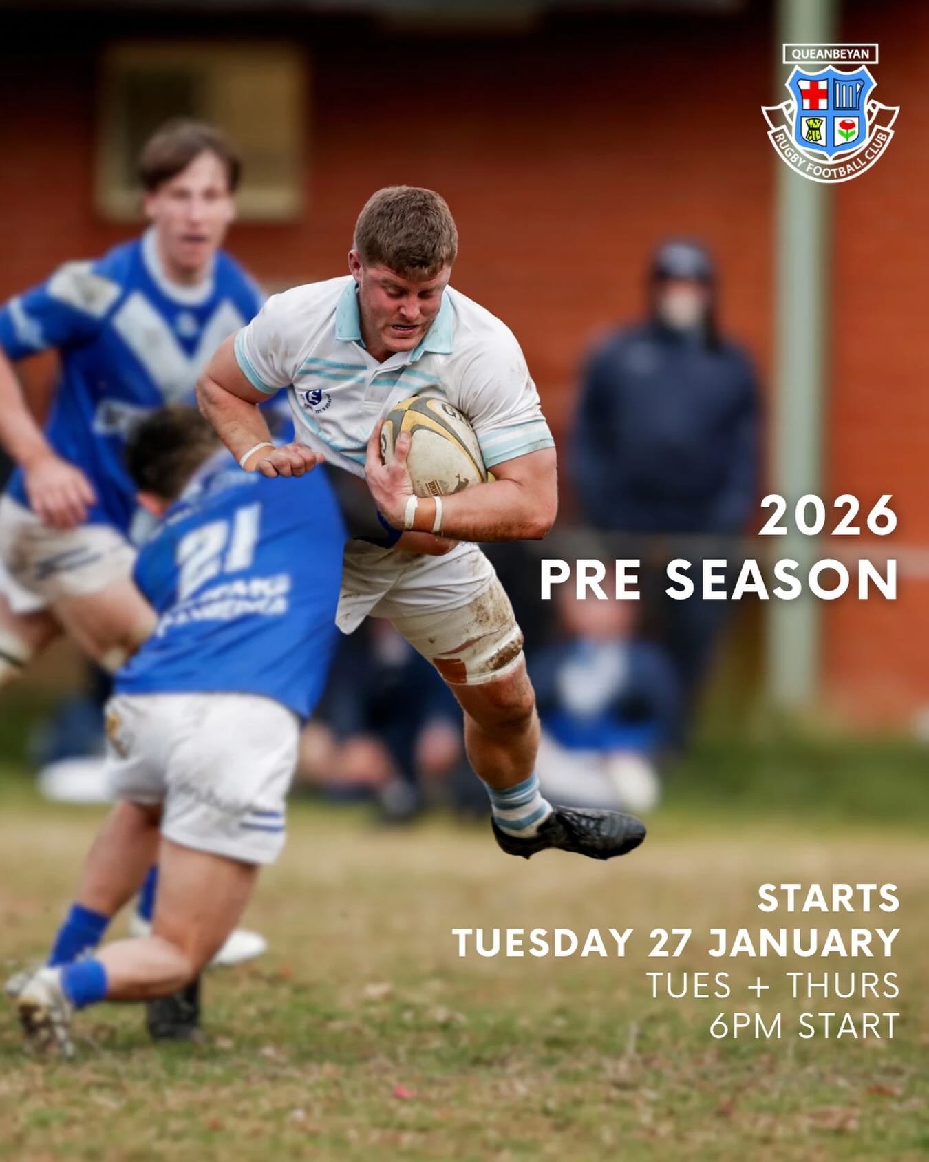 Join us for pre season kicking off in a couple of weeks; Tuesday and Thursday nights 6pm at David Campese Oval. All welcome. Bring on 2026.
