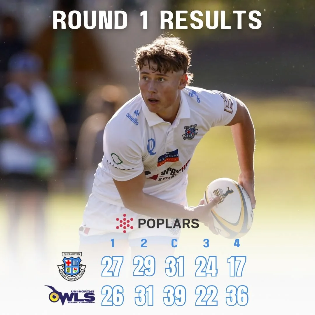 Mixed results for Round 1 at Campese with First and Third Grades starting the season with a bang.
Bring on Season 2026.
Our Club | Our Community | Our Queanbeyan