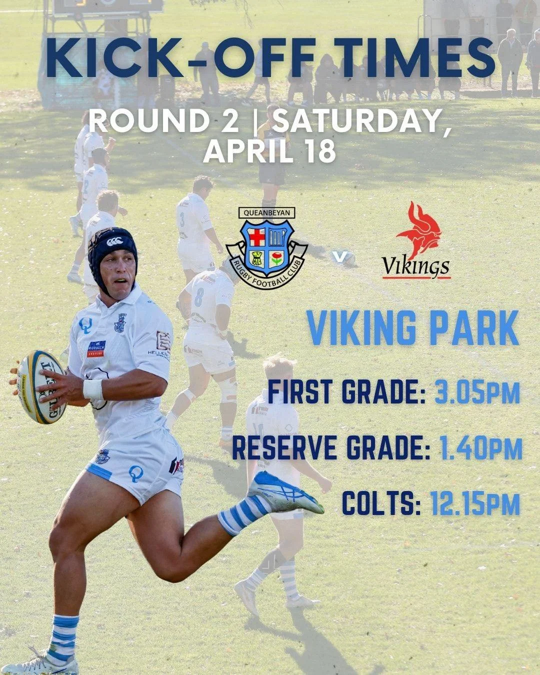 Viking Park this Saturday for round 2 with a bye for thirds &amp; fourths