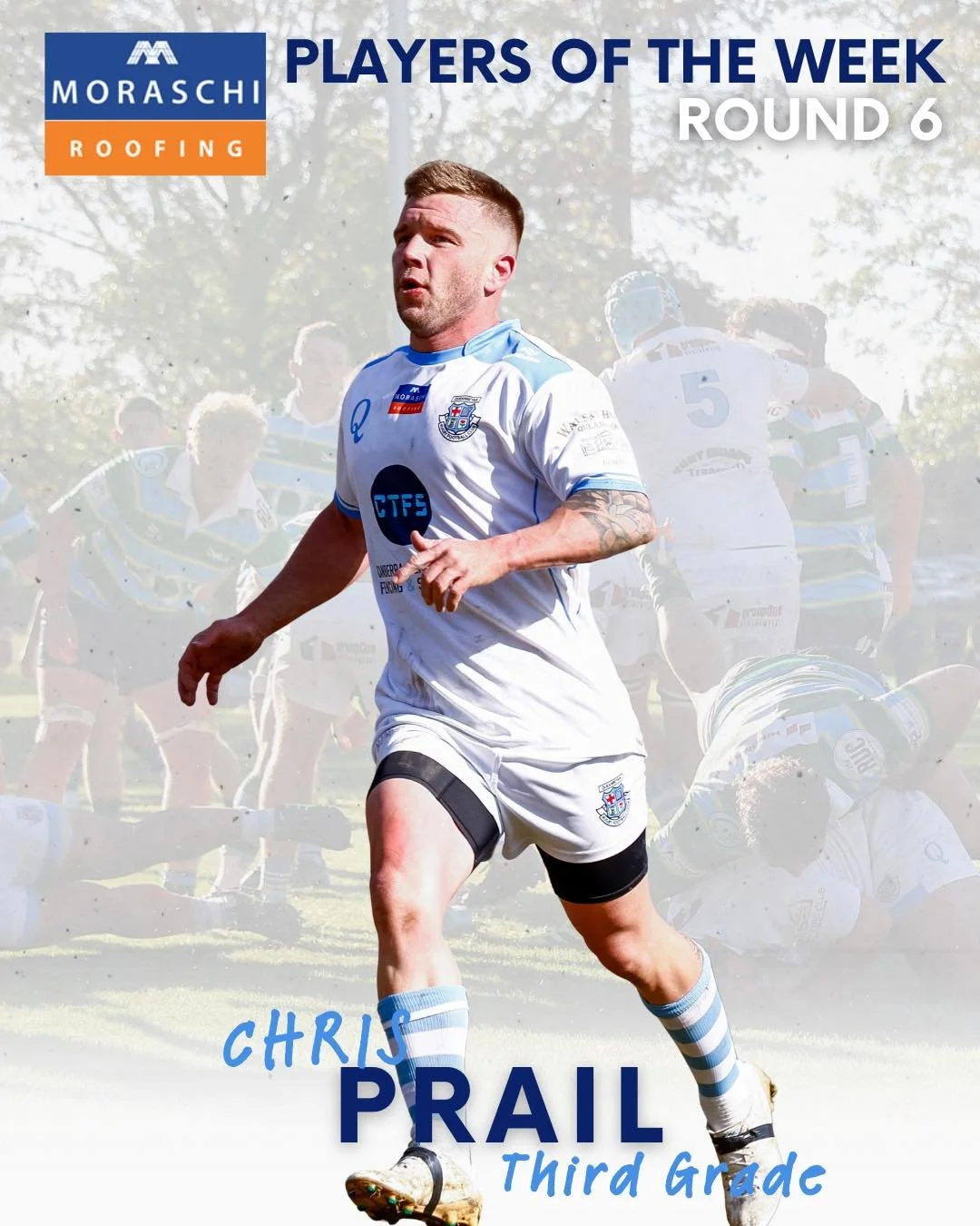 Player of the week 🤝🏻 Team of the week for round 6