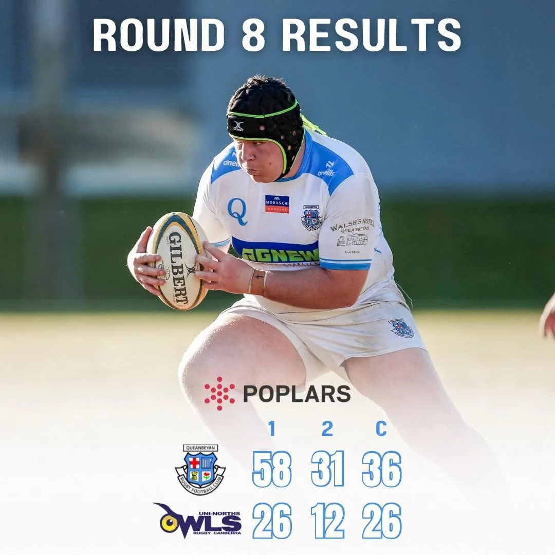 Round 8 🤝🏻 White wash
Seconds and Colts both with the win against Owls, whilst our first Grade team had a big 80 minutes and bring home the Bob Hitchcock Territory Shield!