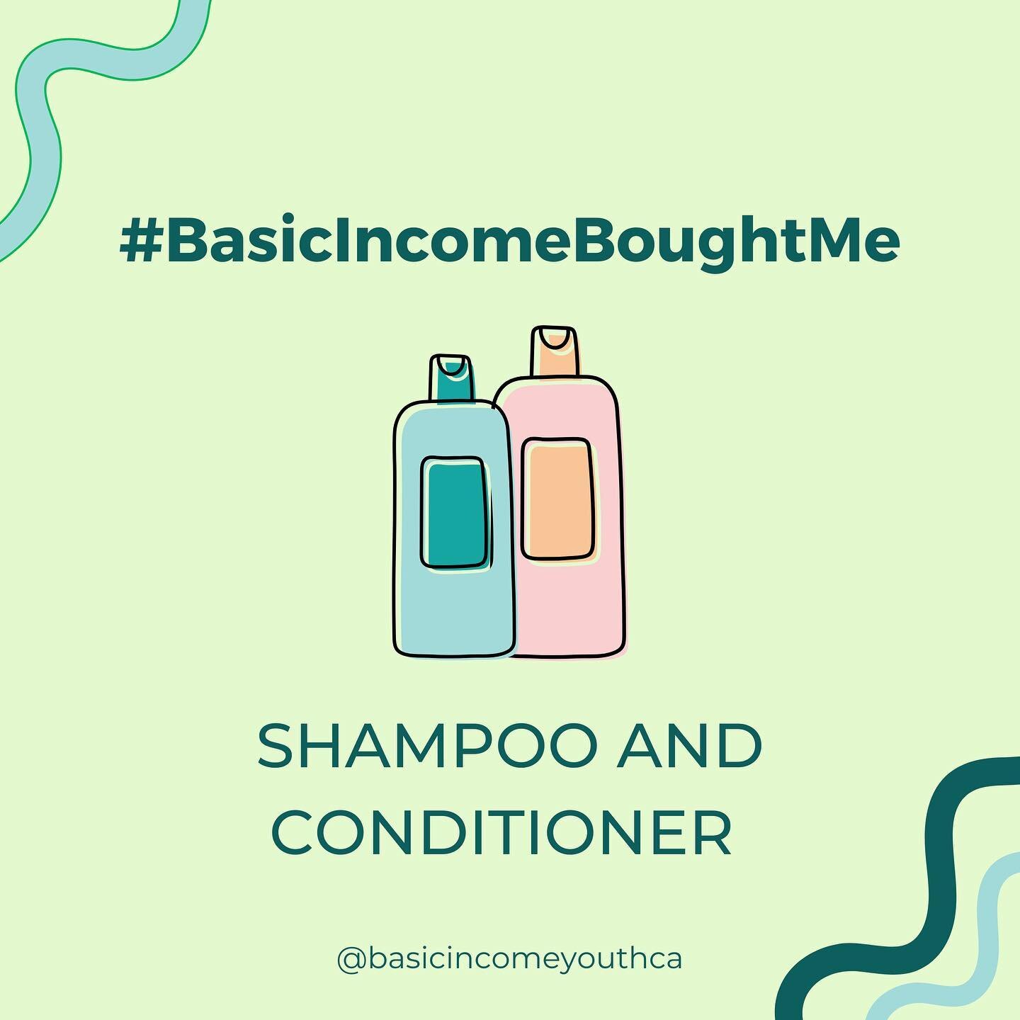 With limited income, many are forced to make tradeoffs - whether that be between paying hydro or phone bills, a bus pass or groceries, or between personal hygiene products. For this OBIP participant, #BasicIncomeBoughtMe shampoo and conditioner - and