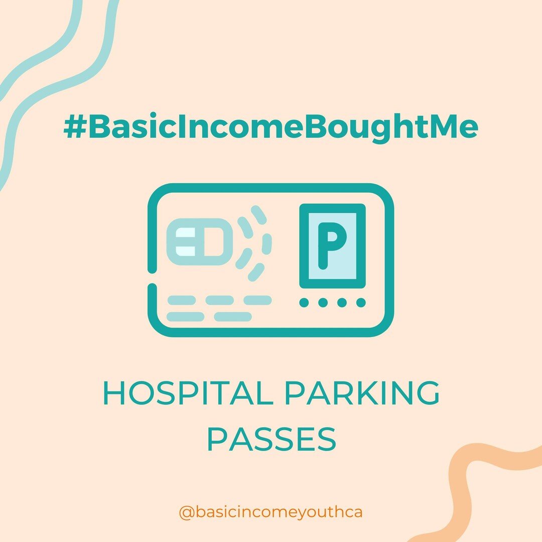 When you or your loved ones are in the hospital, the last thing you should be worried about is whether you'll be able to afford to get there. For this OBIP participant, #BasicIncomeBoughtMe hospital parking passes. 
.
Thanks for joining us for #Basic