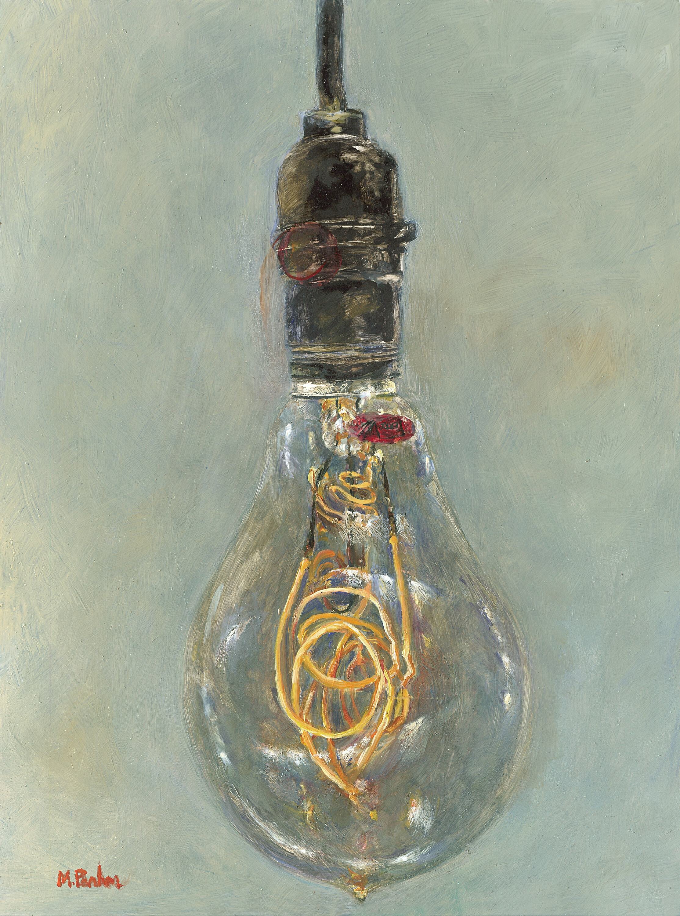 1893 Triple Loop Ferro Watt, 2015 
Oil on panel 
12” x 9” 