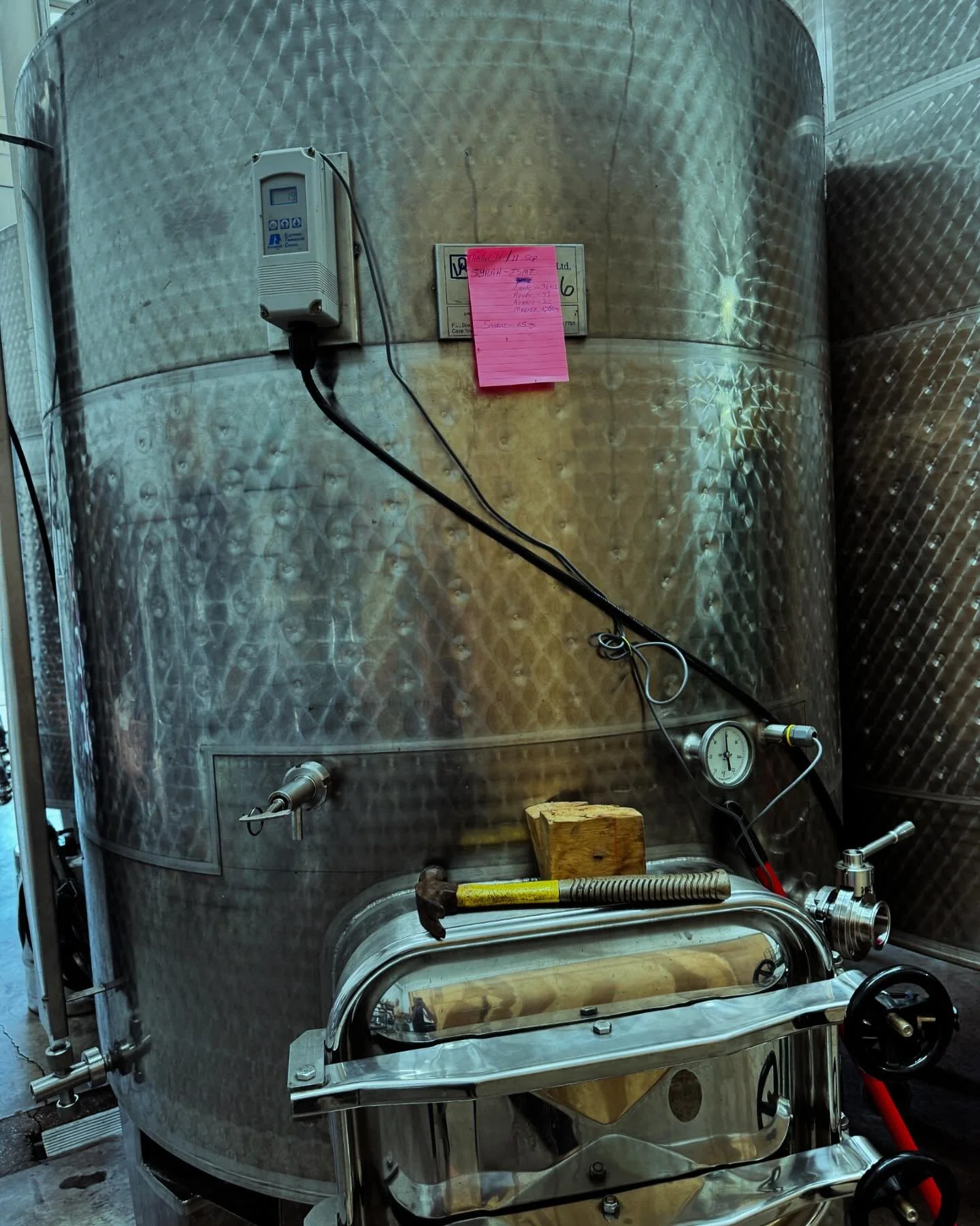 Not sure what the hammer is for, but that official pink post-it says &ldquo;Esme&rdquo; on it. :)