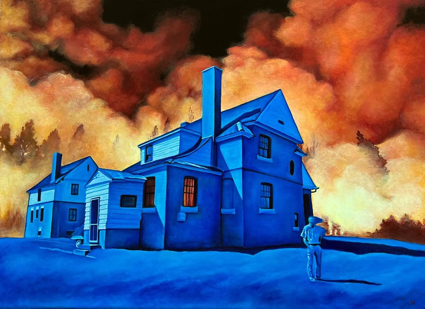 Stop by the gallery this weekend to see Nataliya Hines&rsquo;s &ldquo;Devils Island&rdquo; in Gradually, Then Suddenly.

@nataliyahines 

The group exhibition Gradually, Then Suddenly focuses on contemporary notions of transformation. Through
paintin