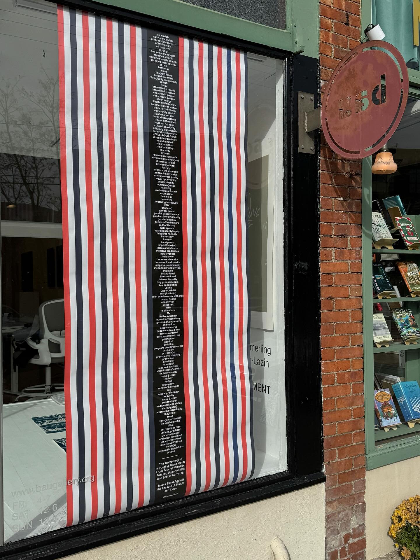 BAU Gallery is proud to participate in this weekend&rsquo;s Fall of Freedom project! 🇺🇸

Fall of Freedom is a nationwide artist-run campaign calling attention to the erosion of core elements of our democracy, including and especially, freedom of ex