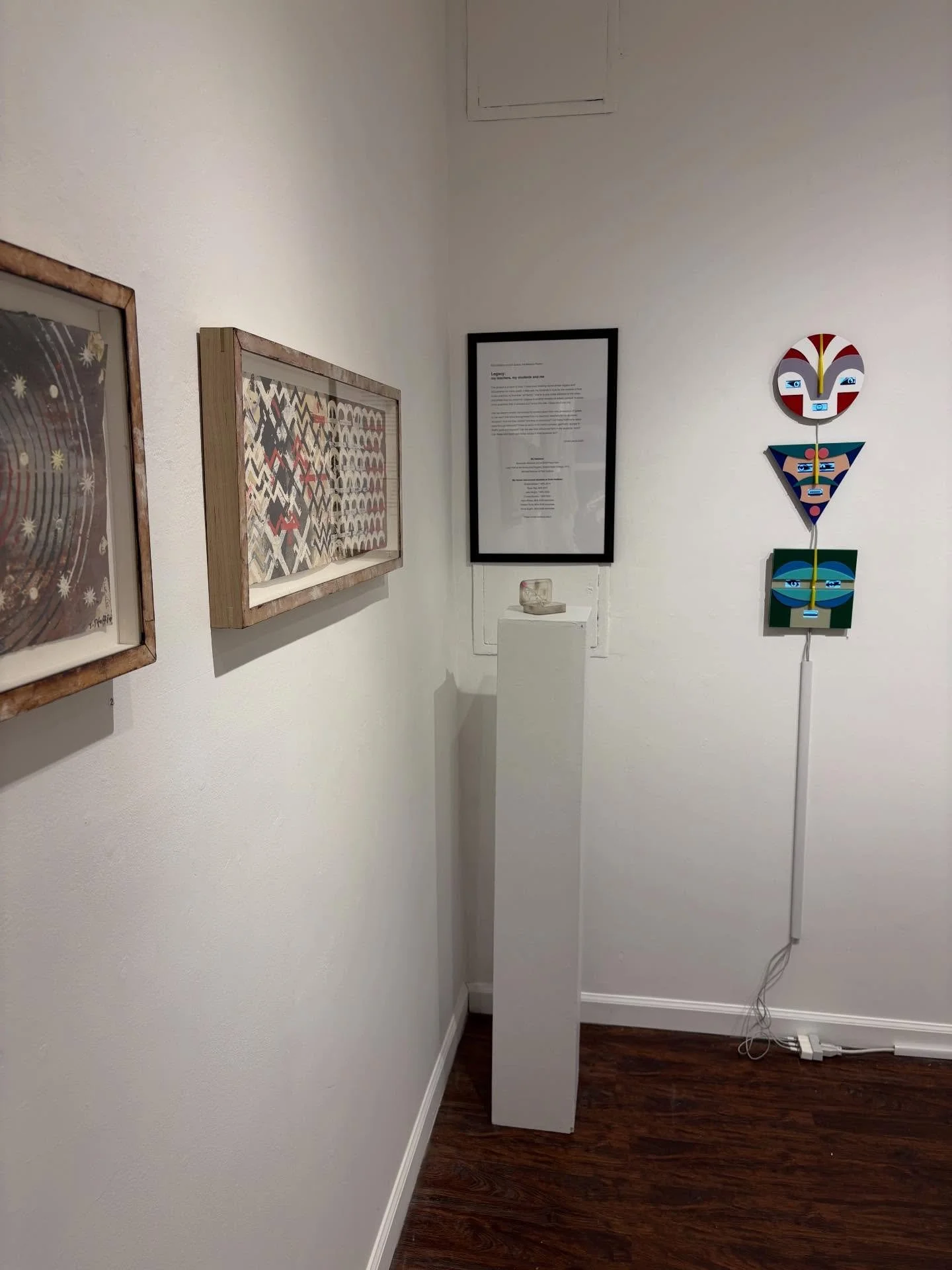 This weekend be sure to catch Linda Lauro-Lazin&rsquo;s exhibition Legacy: My Teachers, My Students, and Me! ❄️ @llaurolazin 

🔻Through Sunday, January 4!🔺

Legacy poses the question: What, if anything, do artists pass down from one generation to t