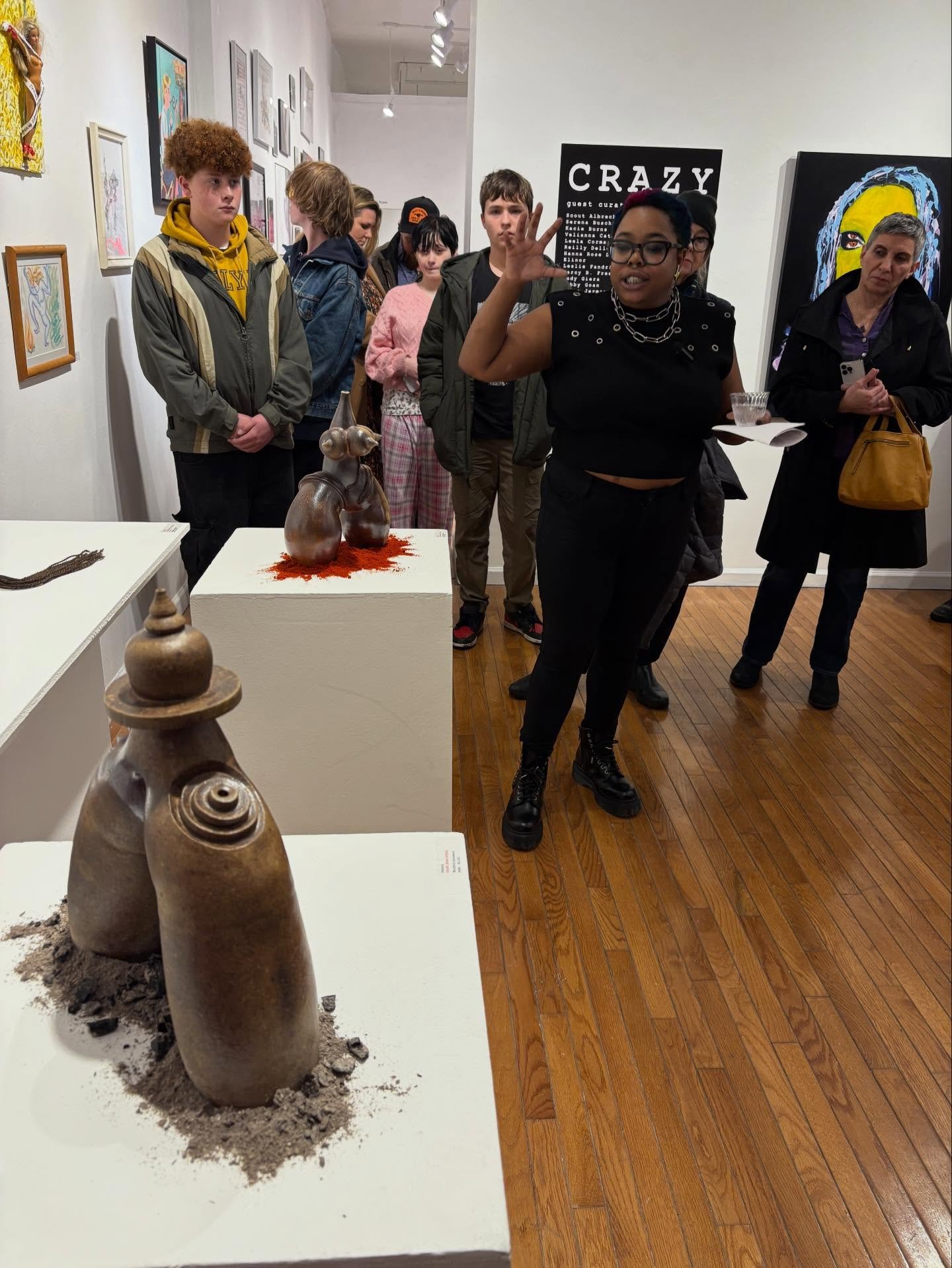 What an incredible night! Thank you to everyone who came to the opening reception for Crazy and the curator talk with Jaime Ransome! 

BAU Gallery was filled to capacity with buzzing, potent energy&mdash;it felt electric! ⚡️❤️&zwj;🔥

The biggest tha