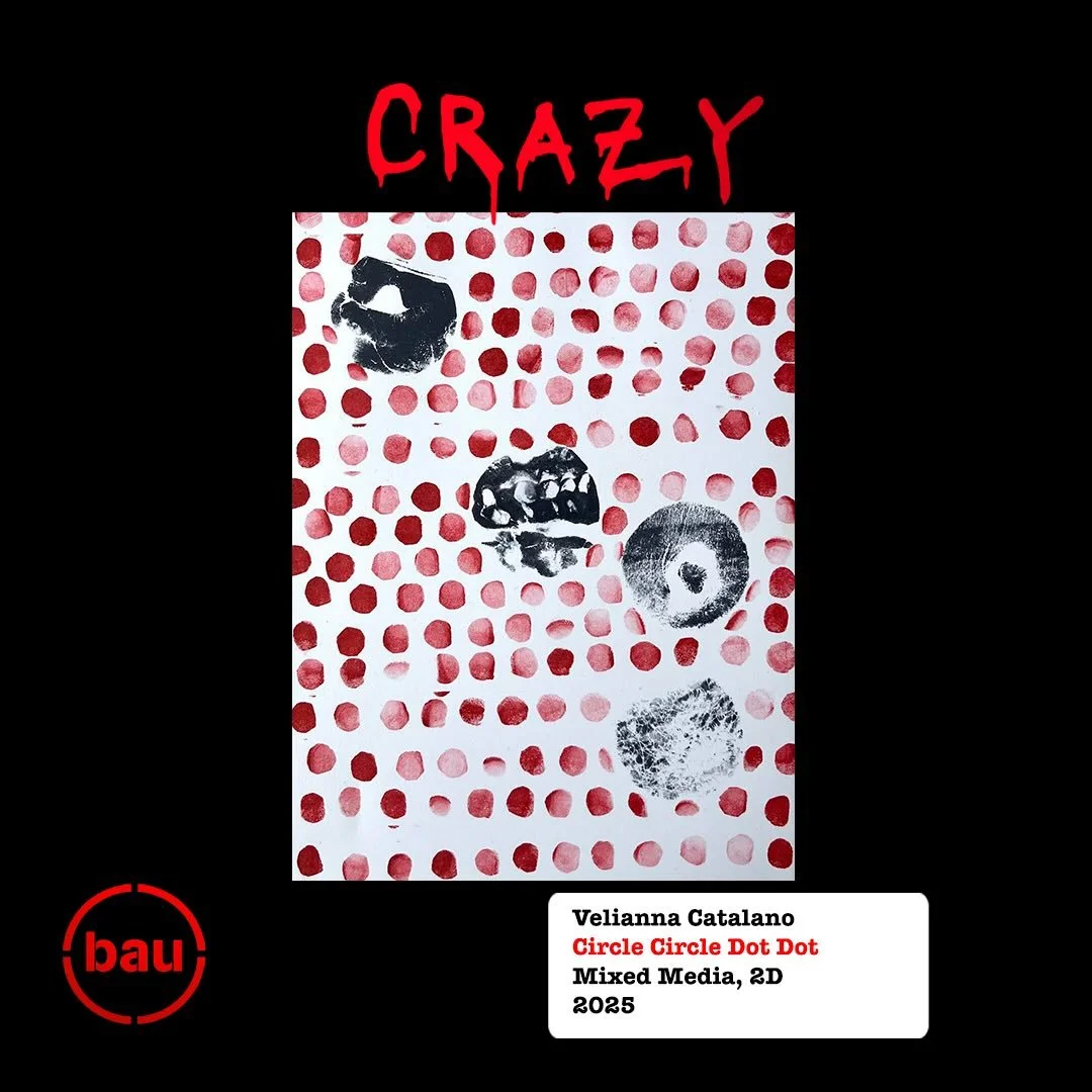 CRAZY, BAU Gallery&rsquo;s powerful first exhibition of 2026. Guest curated by Jaime Ransome, the exhibition of 55 works is a vibrant celebration of creativity across media: painting, photography, installation, light art, video, performance, and scul