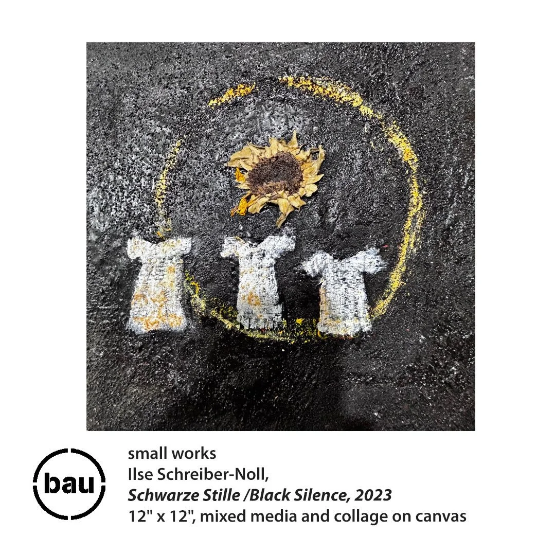 Final weekend!
Small works by BAU Gallery Artists

This show of photography, drawing, painting, sculpture, and other media explores the relationship between creativity and constraint through works that invite close inspection, quiet reflection, and i