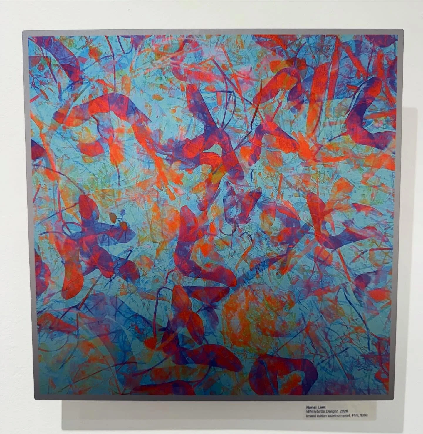 Whirly Birds Delight a limited edition aluminum print by bau member Nansi Lent is on view in the Small Works show this month in the Beacon Room. 

The gallery is open tomorrow from 12-6 stop by to see the show.

#abstractprint #abstractart #hudsonval
