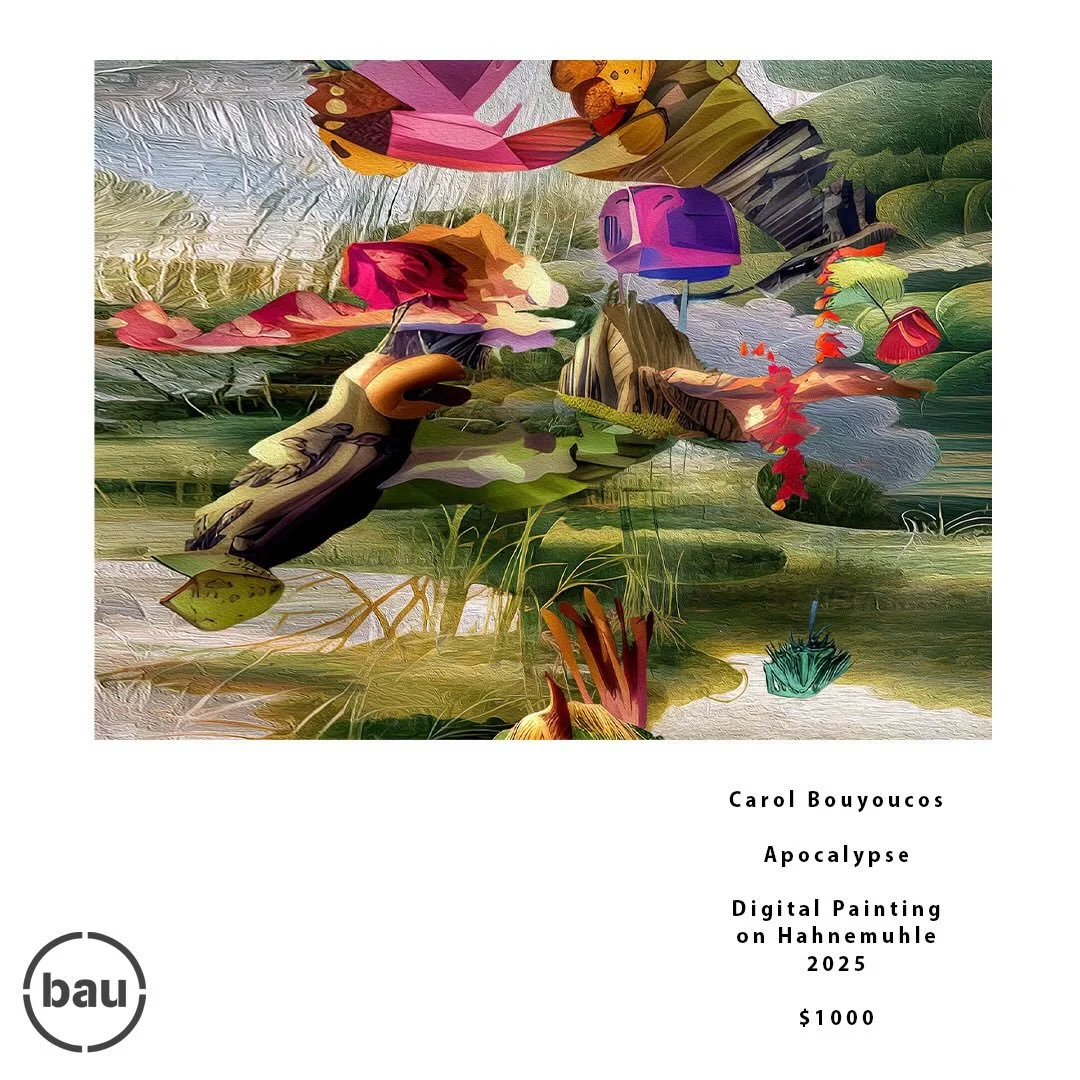BAU Invitational: Spotlight on Artist on Carol Bouyoucos

For the BAU Invitational, each member of our gallery has selected an artist whose work they admire to participate in a vibrant exhibition that spans, painting, sculpture, photography, and work