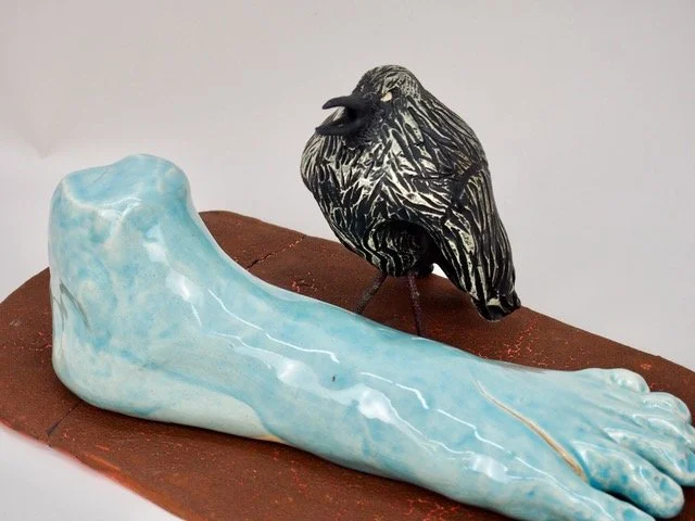 The Messenger, 2026, ceramic, 20 in. x 10 in. x 8 in.
