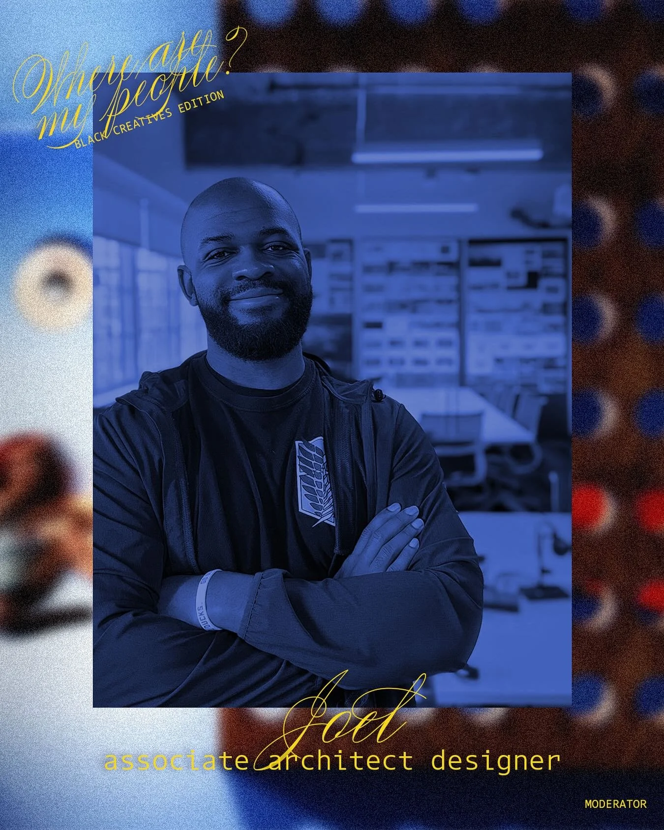 From anime to architecture, he followed his childhood dreams that took root while growing up in the Democratic Republic of Congo and Gabon and followed them to many other cities and states learning about design along the way. 

Meet your moderator: J