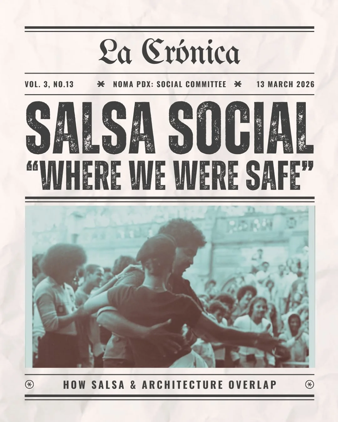 🔊Volume Up! 

@whereweweresafe thank you for all your work to preserve the culture! 

As we go into this Friday&rsquo;s Spring Salsa Social and think about how this event aligns with NOMA&rsquo;s larger legacy what better place to turn than the same