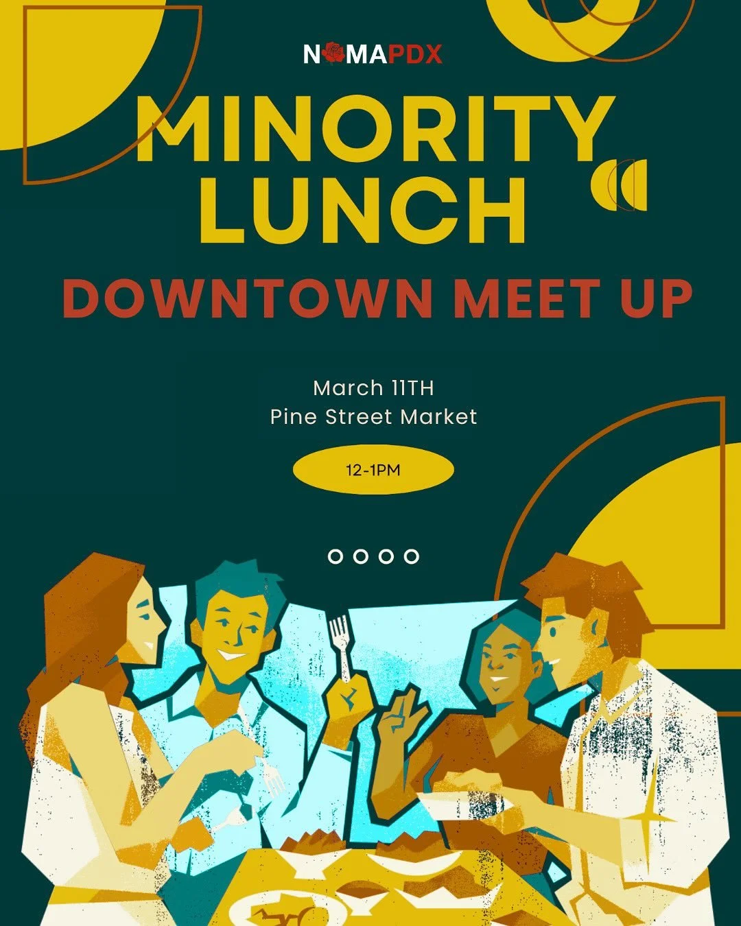 Today - for downtown folks! 
End of the month for SE Firm folks! 

If you are a NOMA PDX member you&rsquo;ll get Google calendar invites to all of our events like this one!