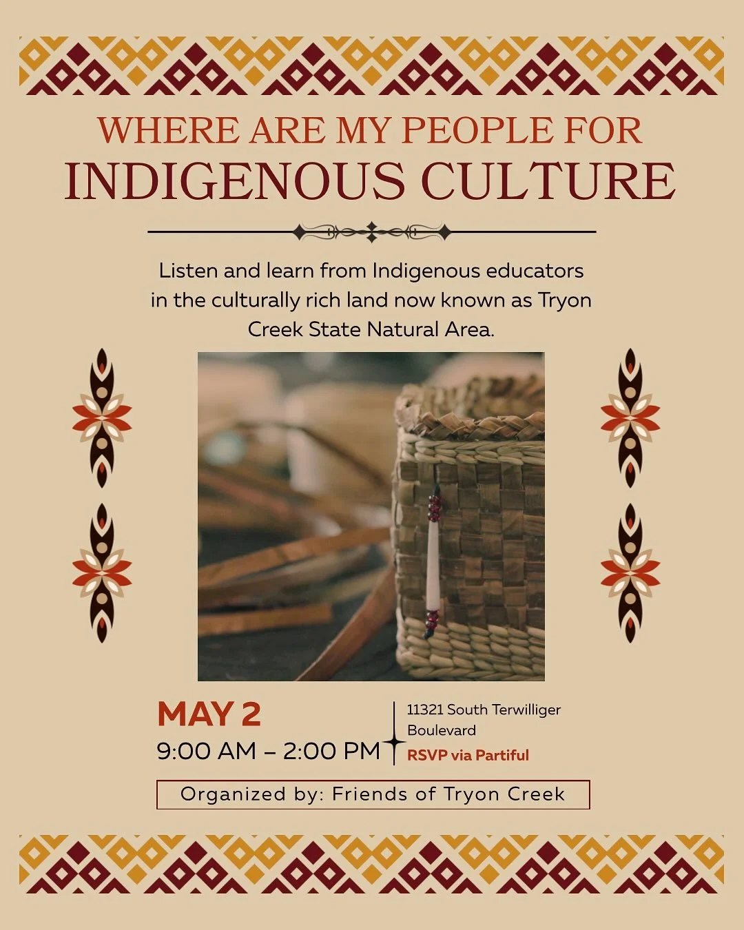 RSVP in the link in bio! 

Thanks to @friendsoftryoncreek we&rsquo;re going to celebrate Indigenous Culture Day for their 8th year of this annual event! 

For this family friendly event participants will go on a short forest walk to see the new Educa