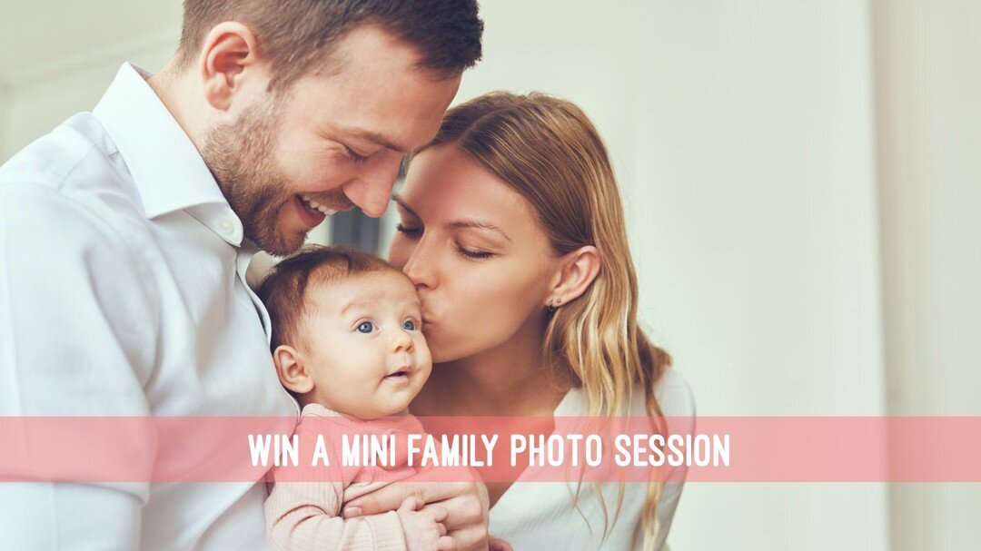 Free Family Photos at the office with a chance to...
✨ WIN A MINI FAMILY PHOTO SESSION ✨ 
Thursday, March 11th from 2:00pm - 4:00pm

Schedule your family's appointments for next Thursday or bop in for a quick photo sesh.

Go check out the photographe