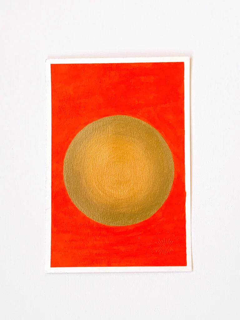Wholeness, 2020. Acrylic on paper, 11x7.5”
SOLD