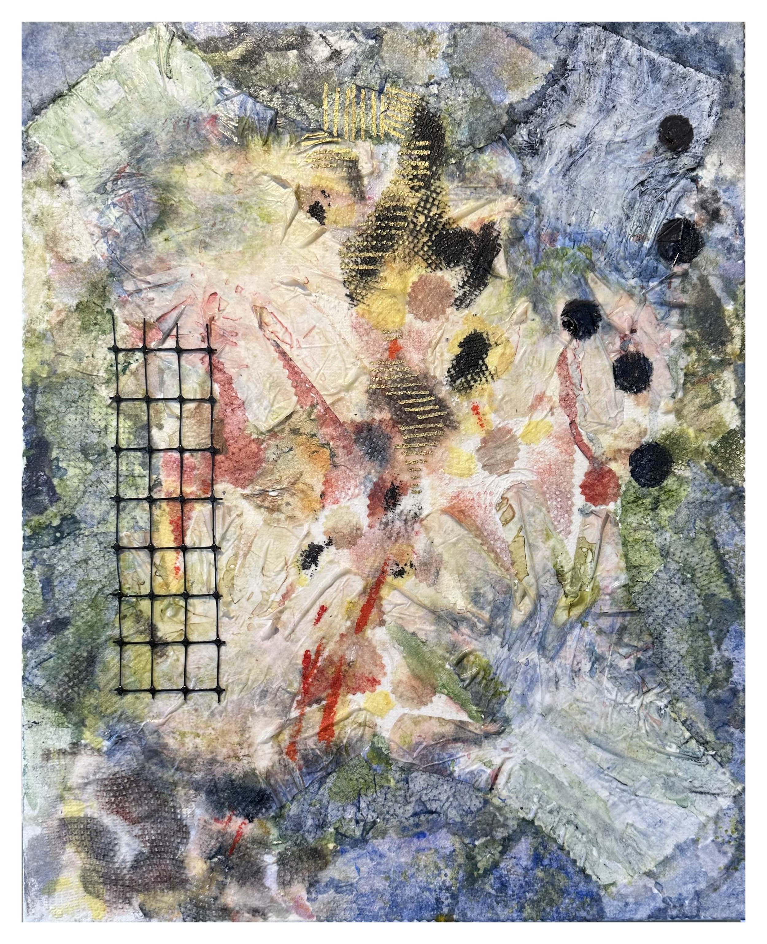 Inscape, Mixed Media Collage, 20"x16"