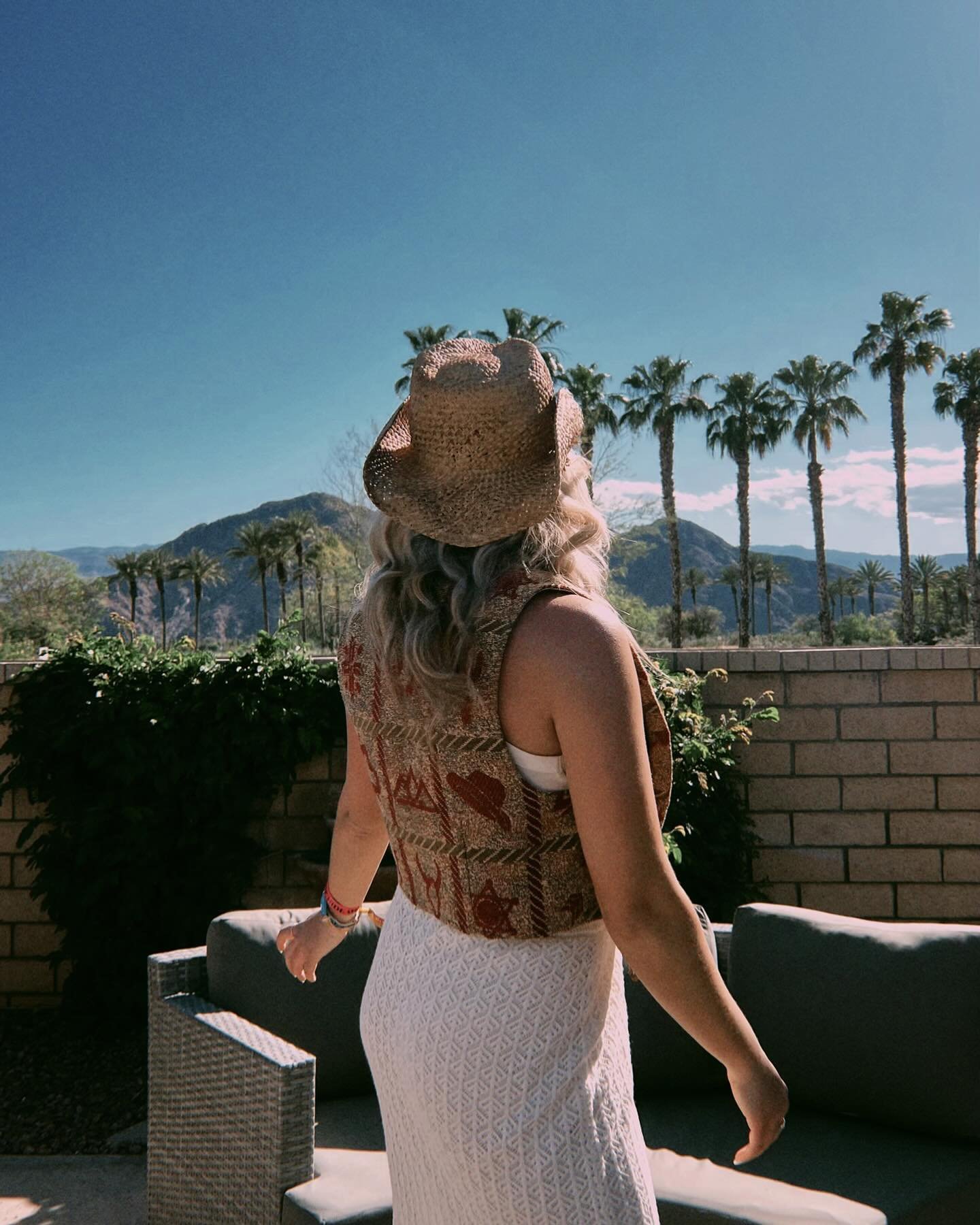 Cool it cowboy ✨🍻 Obsessed with @ridinwitdatniina in the Indio Cowgirl Vest for @stagecoach 🎶 Head to the link in bio to shop your next festival look! 🌼
