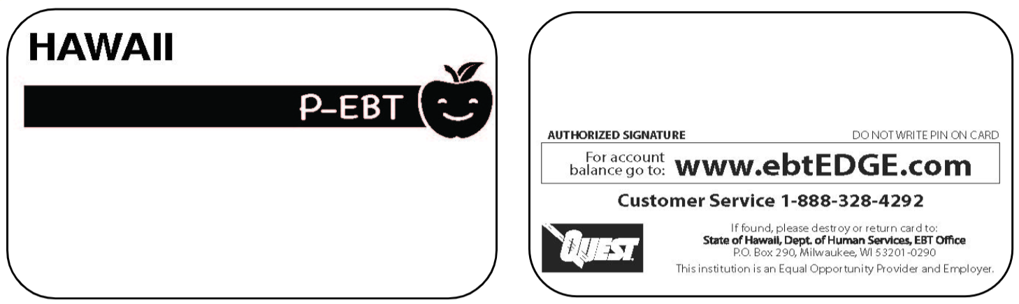 P EBT Pandemic Benefits For Hawaii Families To Buy Food Hawai i P EBT Pandemic Benefits For Hawaii Families To Buy Food Hawai i