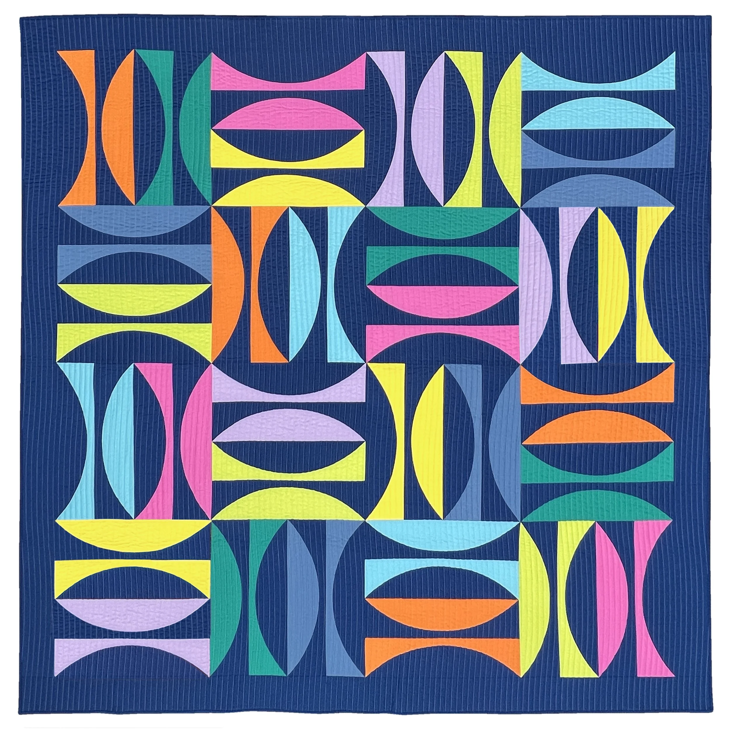 Pepita modern quilt pattern PDF