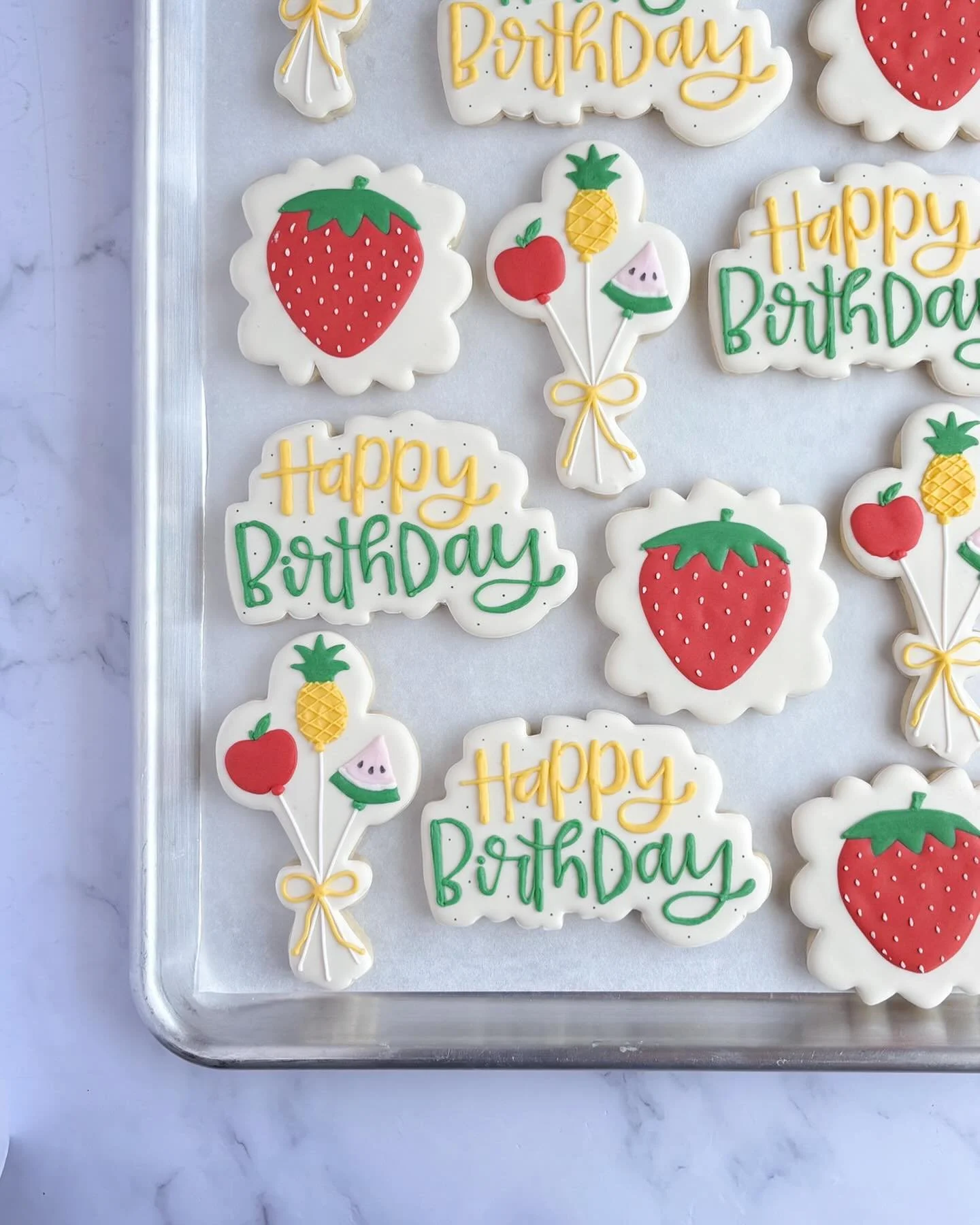 🍉 🍍 🍓 𝑭𝒓𝒖𝒊𝒕 𝒕𝒉𝒆𝒎𝒆 𝒃𝒊𝒓𝒕𝒉𝒅𝒂𝒚 𝒄𝒐𝒐𝒌𝒊𝒆𝒔! 

.
.
.
.
.
.
.
.
#decoratedcookies #sugarcookies #dmvfoodie #dmvcookies #fruitthemecookies #strawberrycookies #watermeloncookies #birthdaycookies #cookiesofarlington #arlingtonva #rosas