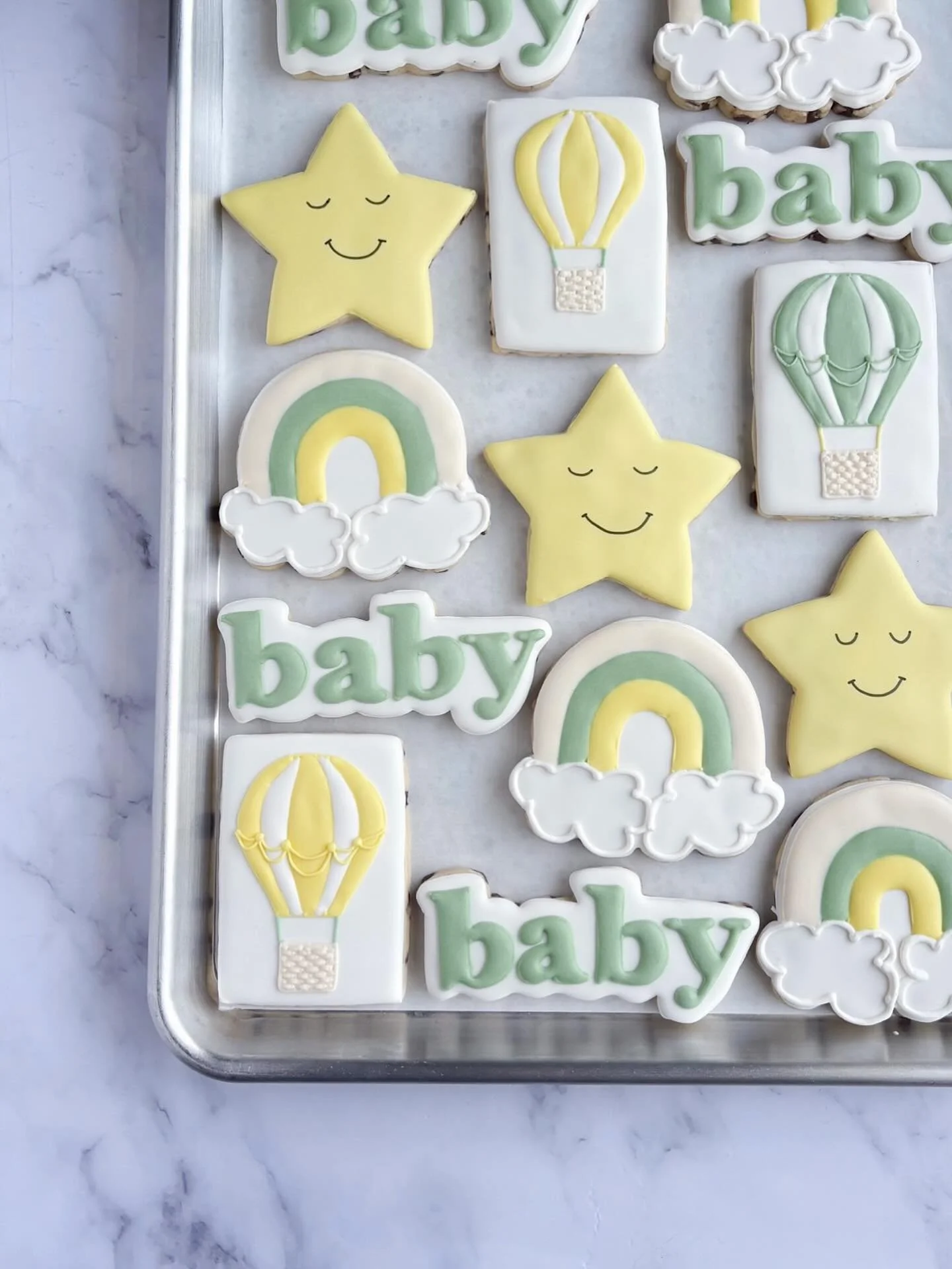 Baby shower cookies are always some of our favorites! 🥰