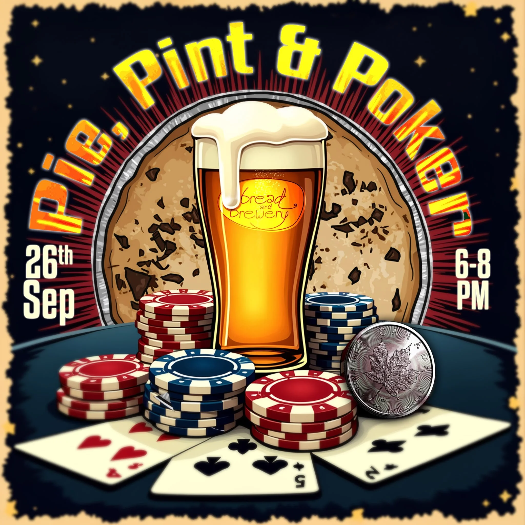 Bread & Brewery Poker Night - 26 Sept 2026