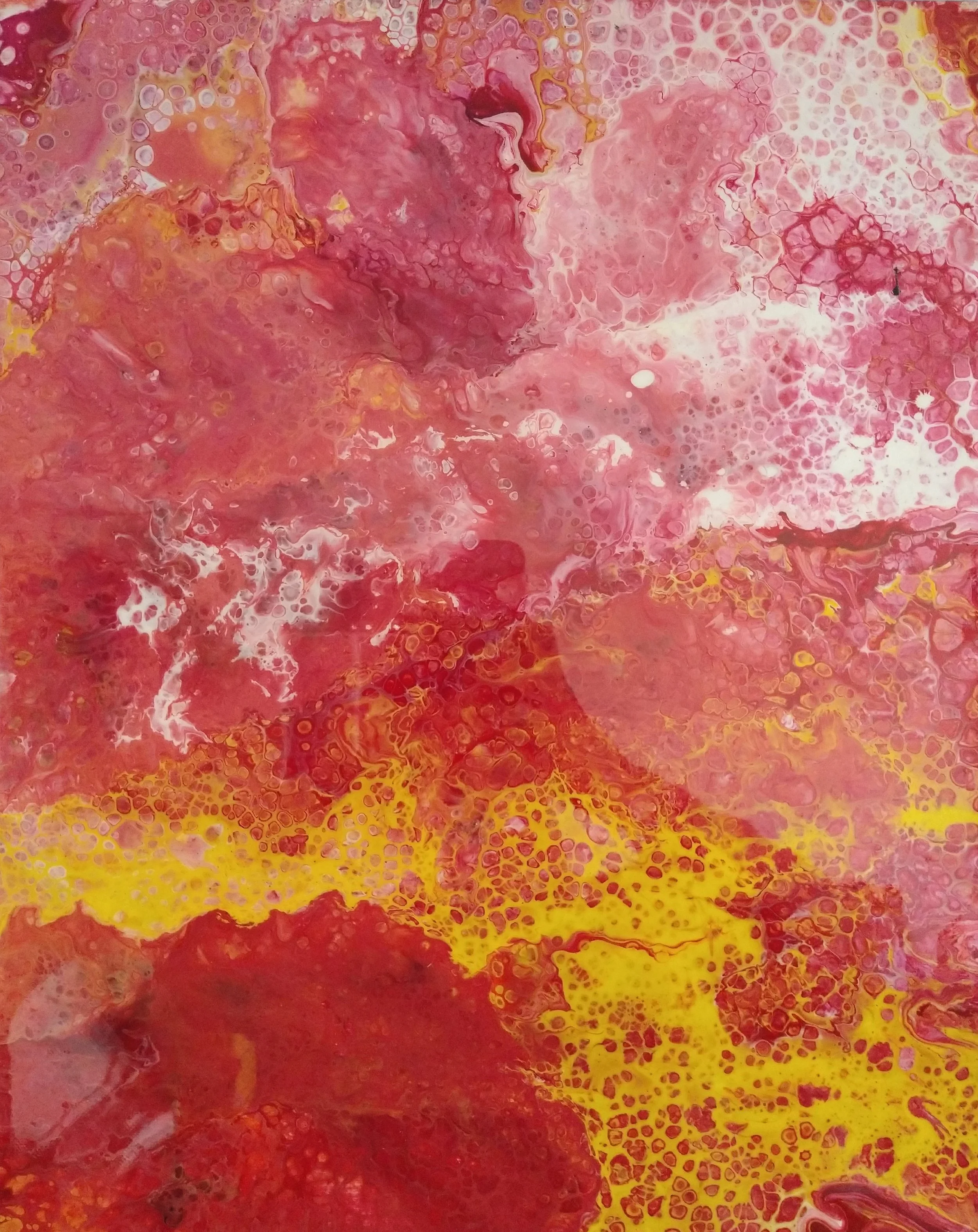 Pour Acrylic Painting Series 07