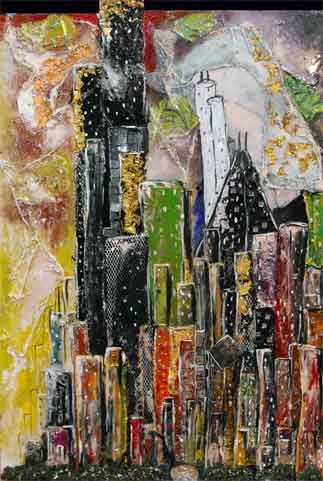 Large Chicago Skyline