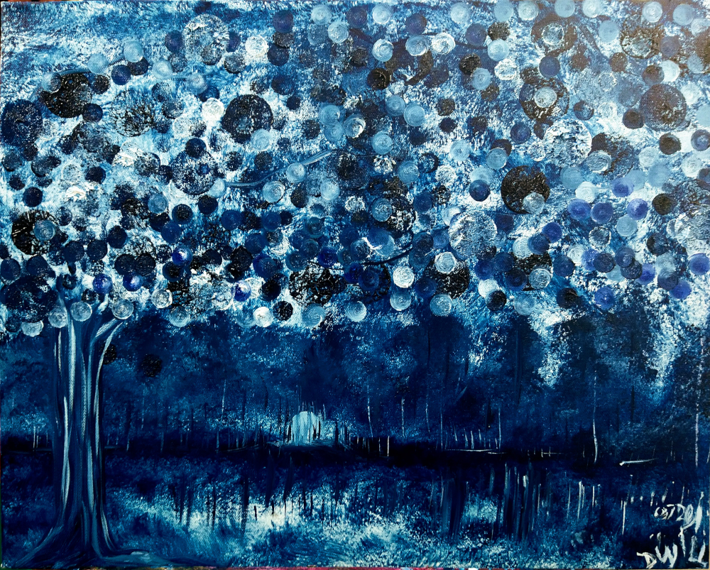 A Persian Blue kind of night