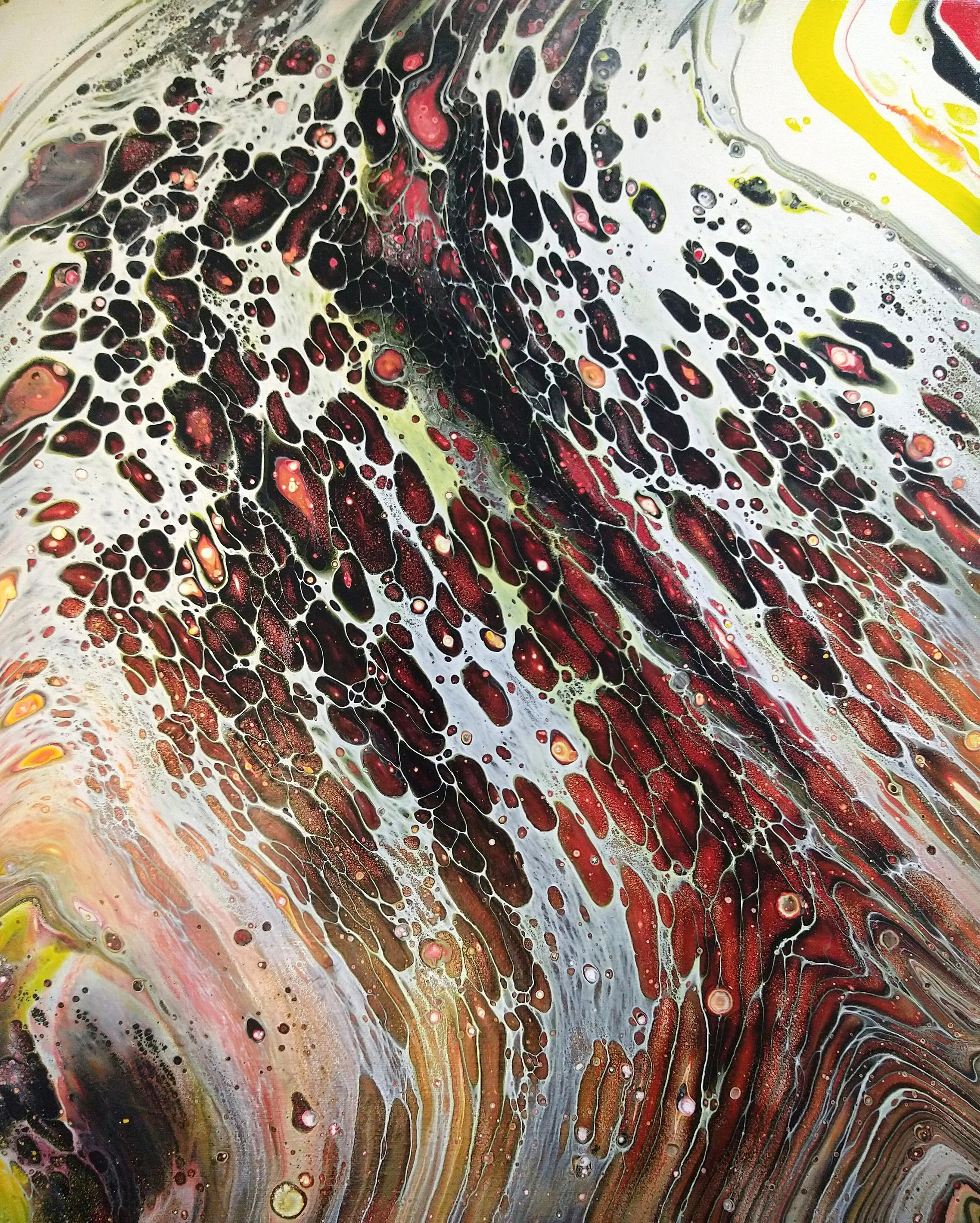 Pour Acrylic Painting Series 04