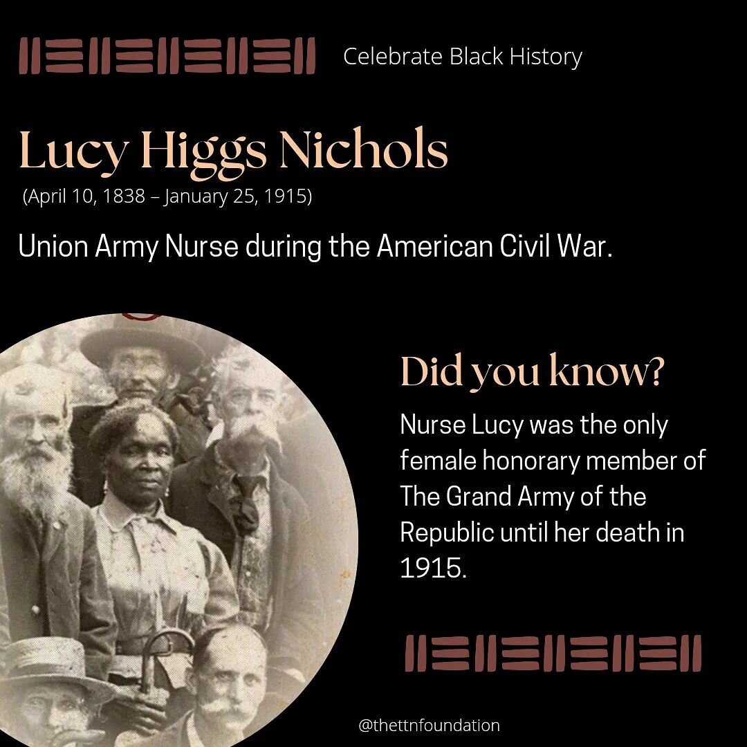 Do you know Nurse Lucy Higgs Nichols? 

Lucy Higgs Nichols was born April 10, 1838 into slavery. She later escaped and became a #nurse for the 23rd Indiana Infantry Regiment during the Civil War. After the war, she settled in New Albany, Indiana wher