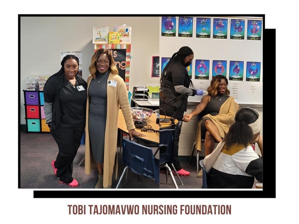 We had the honor of speaking to the students at Danny Jones Middle School for career day. Their minds were blown away by the various nursing career opportunities in the field. 

Our fellow board member/ER nurse @sincerelycarra, did an amazing job deb