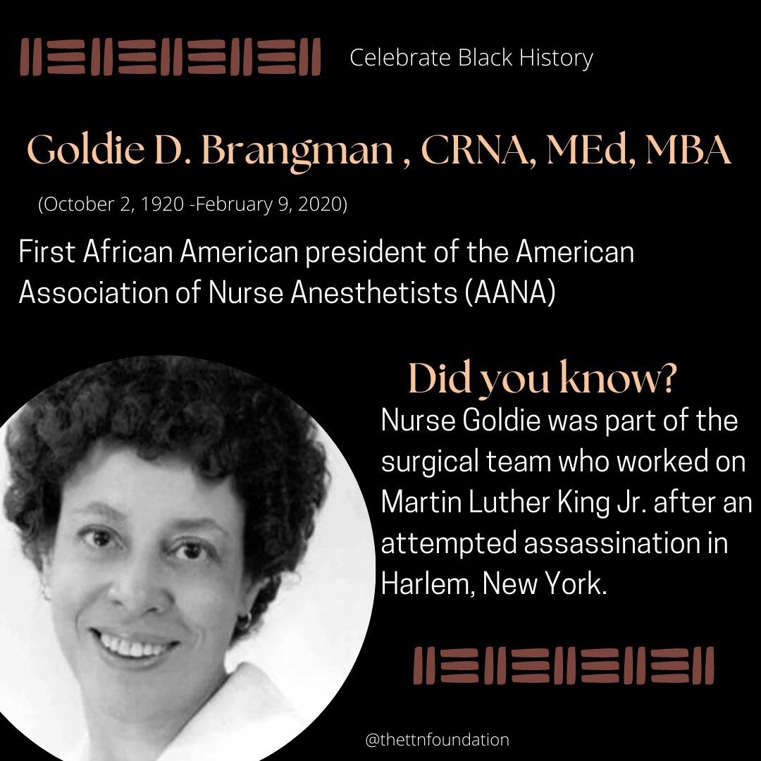 Goldie D. Brangman was born in Maryland but her passion for helping others started at a young age as a volunteer for the Red Cross. This ultimately led her to Harlem, New York where she attended the Harlem Hospital nursing program and graduated in 19