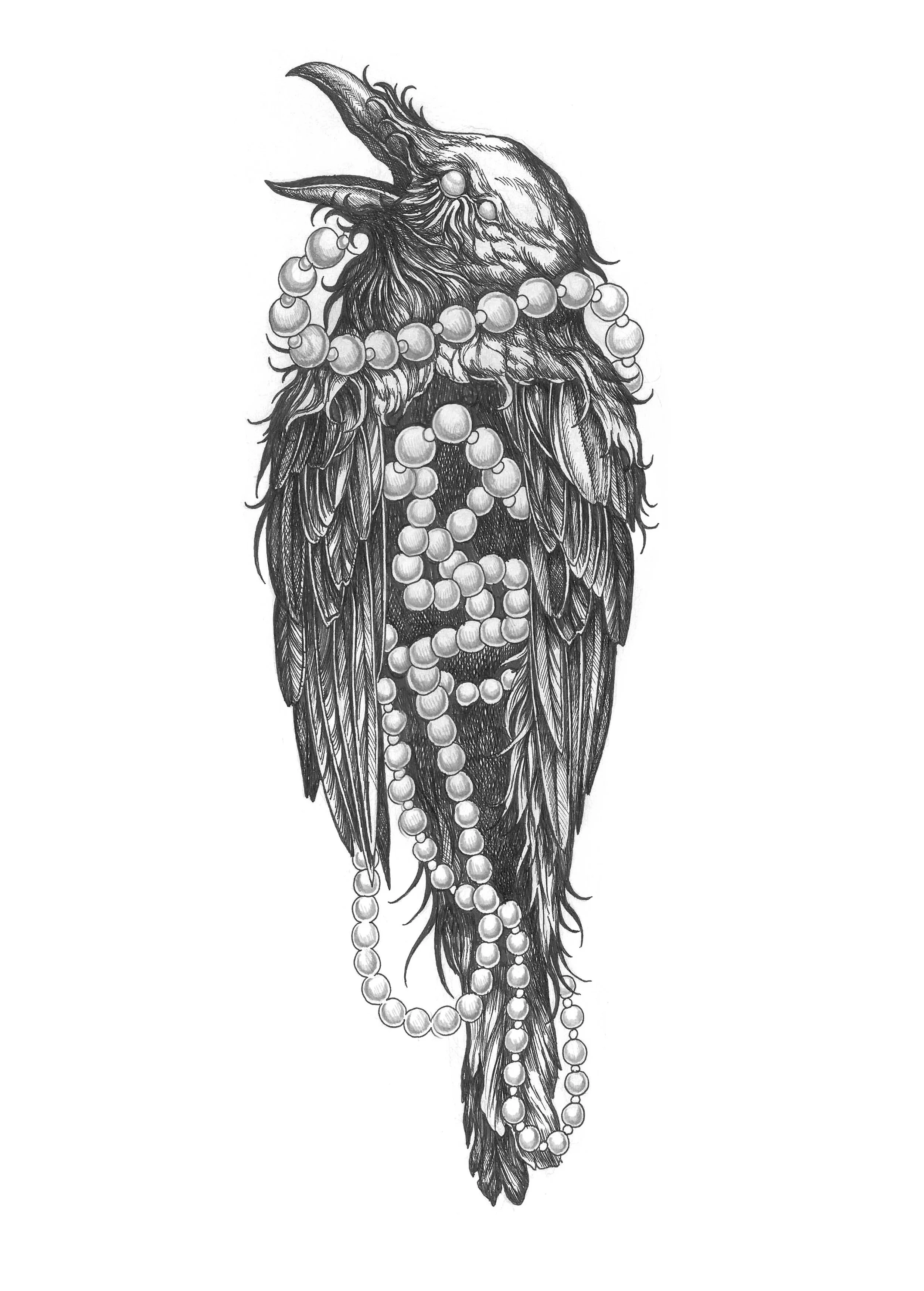 Crow Talisman $800
10in x 3in min