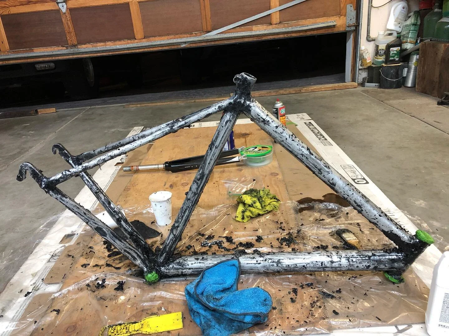 Refreshed the village bicycle