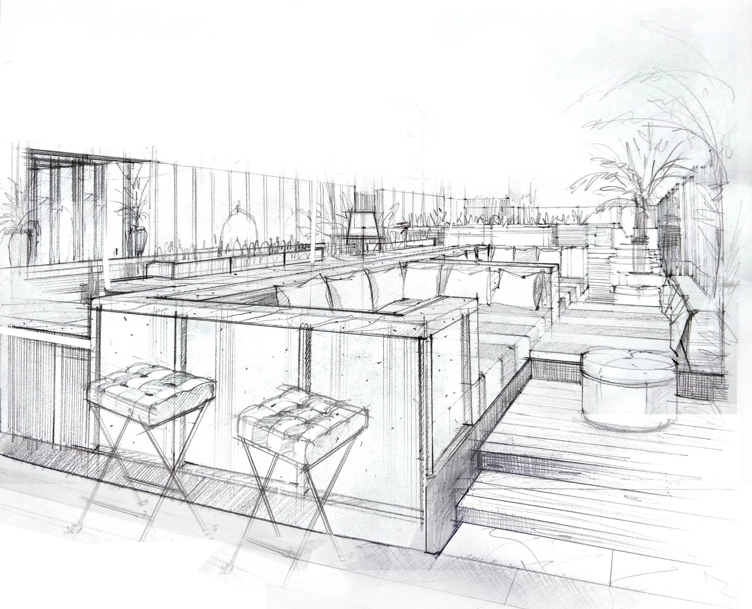 AER skybar — atelier pond