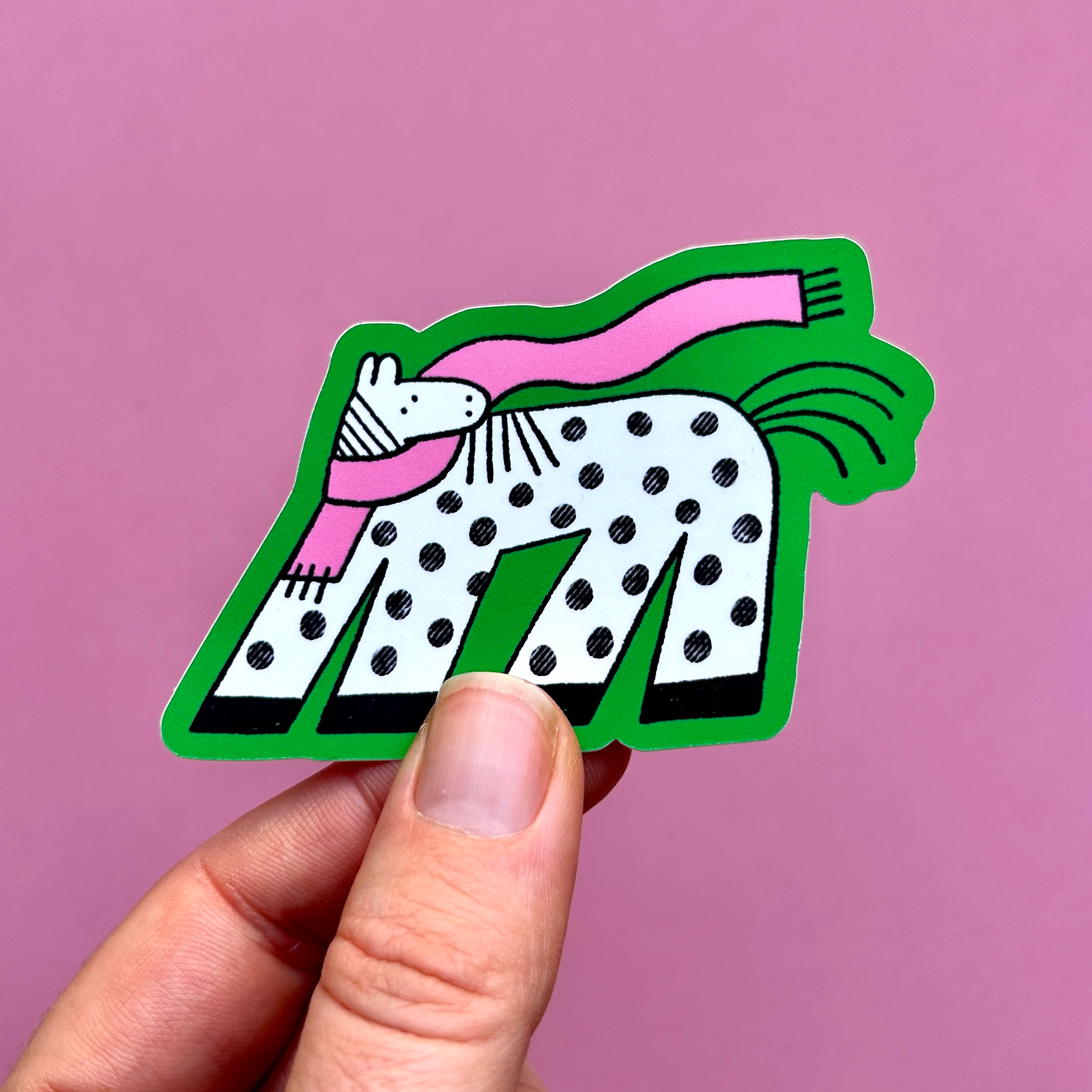 Sticker Cheval Echarpe