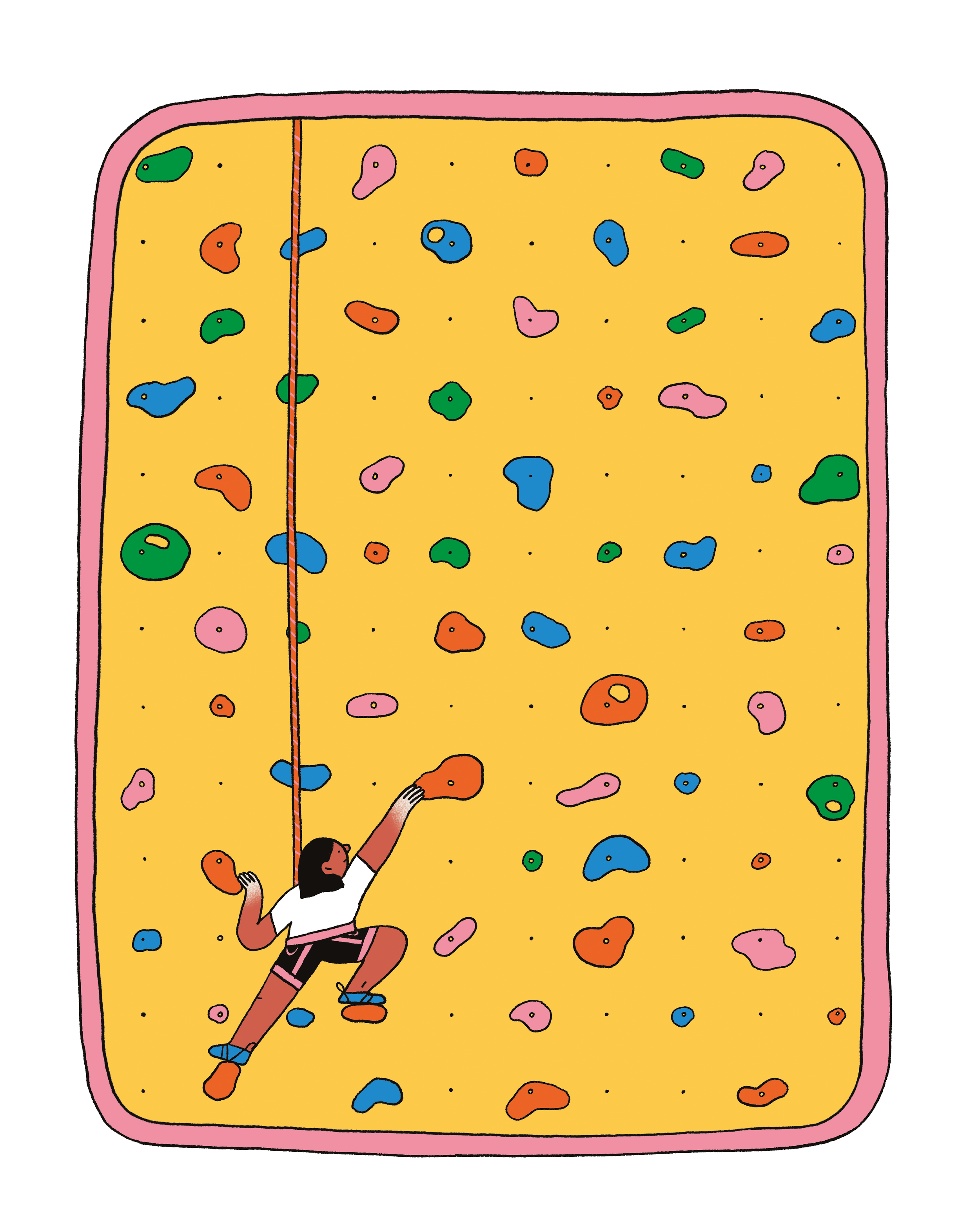 Lou Gille • Illustration Escalade