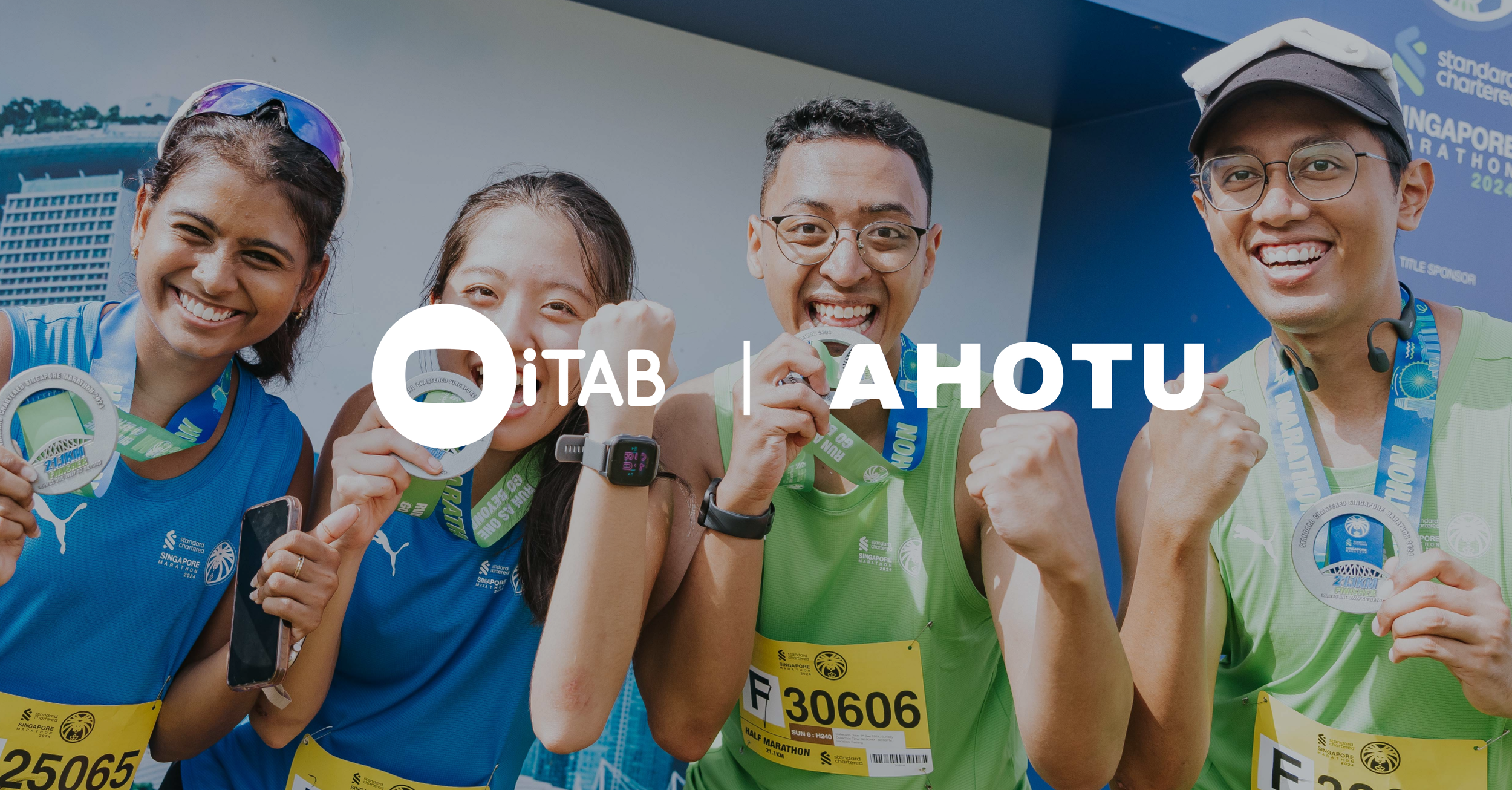 Ahotu and iTAB celebrate one year partnership – Bringing personalised medal products to thousands of global runners