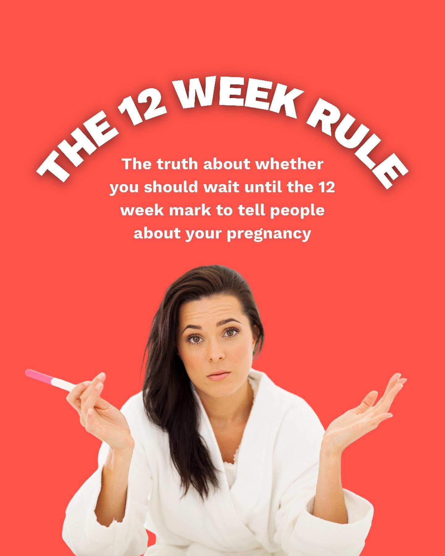 The Twelve Week Rule is extra tricky for HG and NVP sufferers because often the decision is taken out of our hands. People want to know why we&rsquo;re sick, missing work or otherwise not acting like ourselves. Just remember, it&rsquo;s not really a 